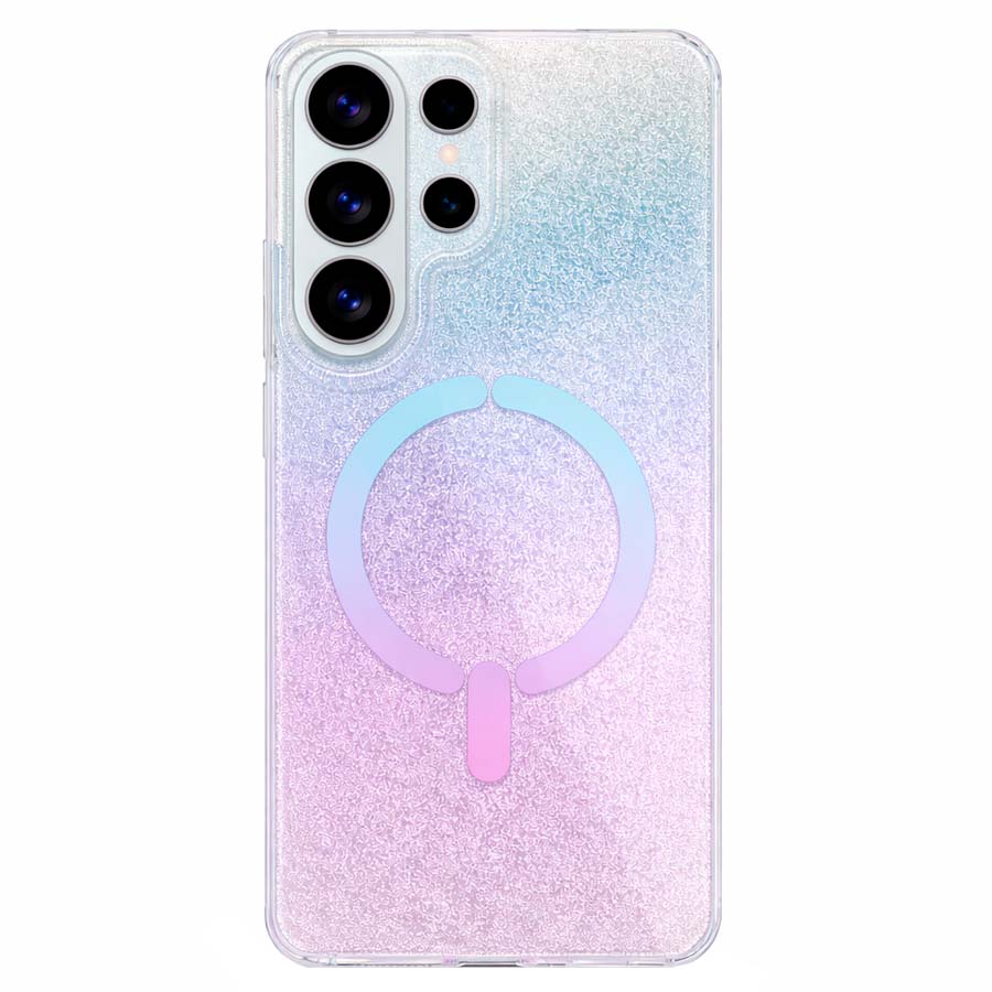 Funda Ring Glitter Compatible con Magsafe para Samsung Galaxy S26 Ultra