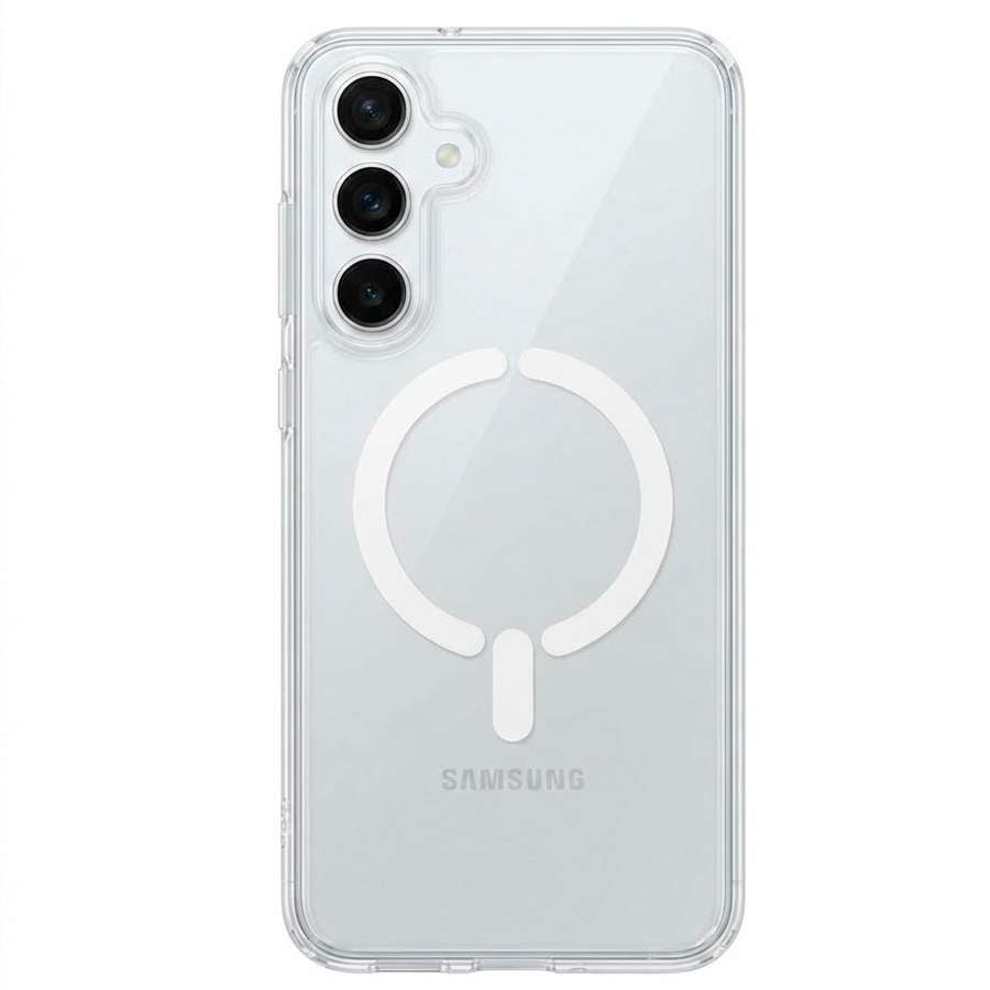 Funda Transparente Logo Compatible con Magsafe para Samsung Galaxy A37